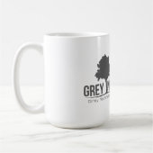 灰色によって組み込まれるマグ コーヒーマグカップ (左)