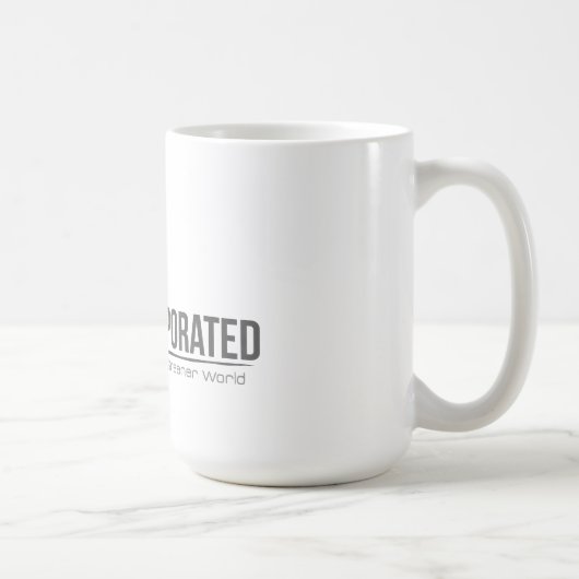 灰色によって組み込まれるマグ コーヒーマグカップ (右)