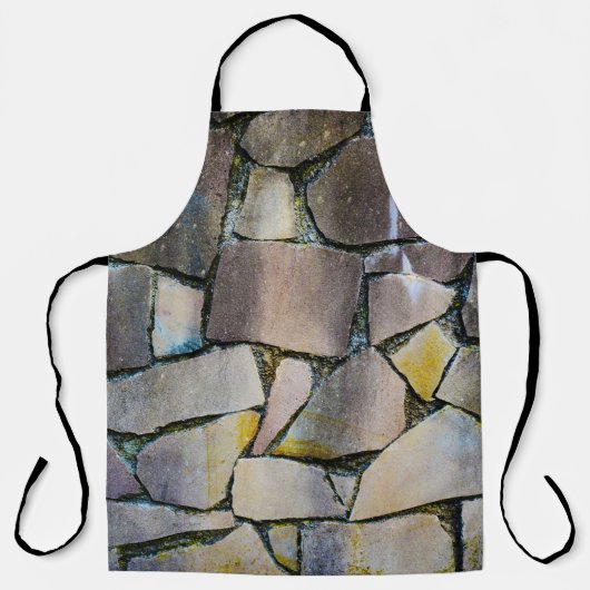 灰色のれんがの壁 エプロン (正面)