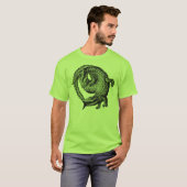 灰色のわに Tシャツ (正面フル)