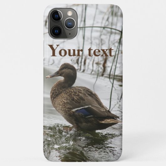 灰色のアヒルの暗い湖のiPhone / iPadケース Case-Mate iPhoneケース (裏面)