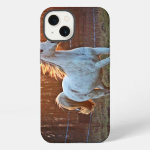 灰色のアラブ馬 iPhone 13ケース