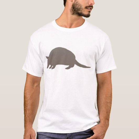 灰色のアルマジロ Tシャツ (正面)