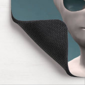 灰色のエイリアン マウスパッド (コーナー)