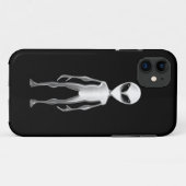 灰色のエイリアン Case-Mate iPhoneケース (裏面(横))