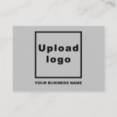 灰色のエンクロージャカードでのビジネスのクリスマスグリーティング エンクロージャーカード (裏面)