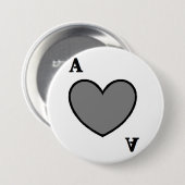 灰色のエース 缶バッジ (正面&裏面)