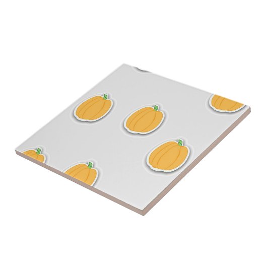 灰色のカボチャ タイル (側面)