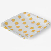 灰色のカボチャ ペーパープレート (傾斜あり)