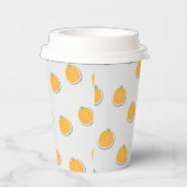 灰色のカボチャ 紙コップ (右)