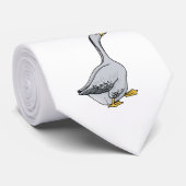 灰色のガチョウ ネクタイ (ロール)