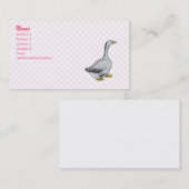 灰色のガチョウ 名刺 (正面/裏面)