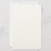 灰色のキリスト教の十字の文房具 便箋 (裏面)