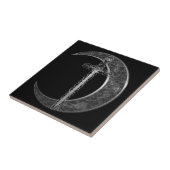 灰色のケルト族の月および剣 タイル (側面)