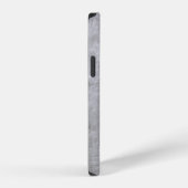 灰色のコンクリートの壁 iPhoneケース (右側面)
