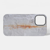 灰色のコンクリートの壁 iPhoneケース (裏面横)