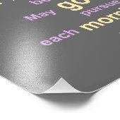 灰色のコンテンポラリーなタイポグラフィのアイルランドの天恵 フォトプリント            (角)