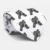灰色のゴールキーパーのホッケー ネクタイ (ロール)