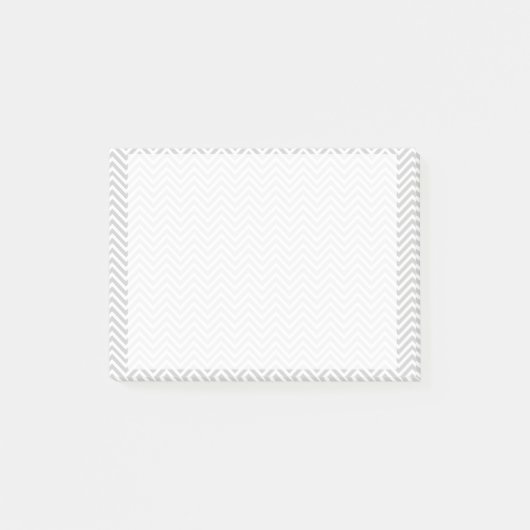 灰色のシェブロン ポストイット (正面)