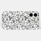 灰色のシャムロック Case-Mate iPhoneケース (裏面 (横))