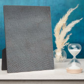 灰色のシートの凹凸のある石板 フォトプラーク (側面)