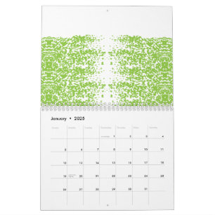 灰色のセーターと眼鏡を着た女性が座っている カレンダー