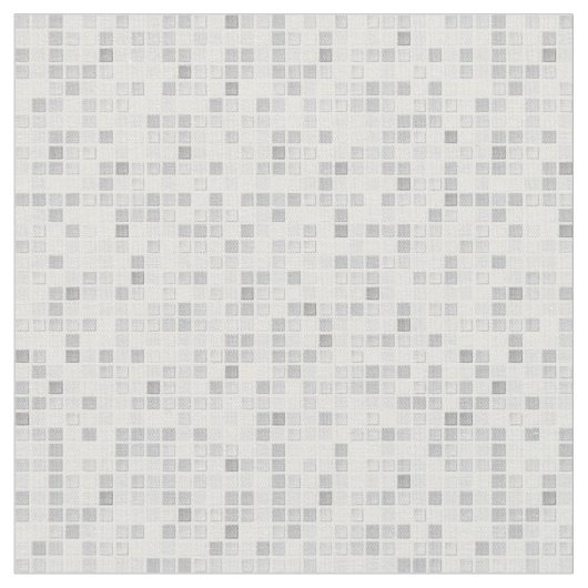 灰色のタイルパターン ファブリック (クローズアップ)