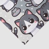 灰色のタキシード猫 薄葉紙 (詳細)