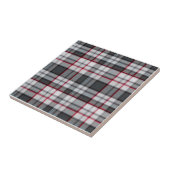 灰色のテクスチャタータンチェックの格子縞 タイル (側面)