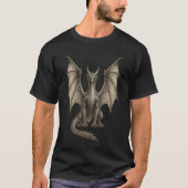 灰色のドラゴン Tシャツ (正面)