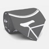 灰色のバイク周期のタイ ネクタイ (ロール)