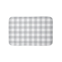 灰色のバッファローの格子縞チェック模様のパターン敷物