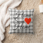灰色のバッファローの点検の家の菓子の家 クッション (ブランケット)