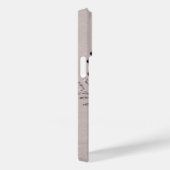 灰色のバラとブルゴーニュのアクセント Case-Mate iPhoneケース (裏面 / 右)