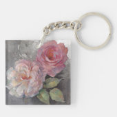 灰色のバラ キーホルダー (裏面)