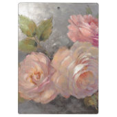 灰色のバラ クリップボード (裏面)