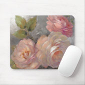 灰色のバラ マウスパッド (マウス)