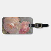 灰色のバラ ラゲッジタグ (正面横)