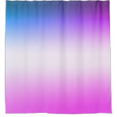 灰色のピンクのグラデーションシャワーカーテン シャワーカーテン (正面)