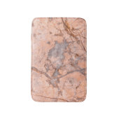 灰色のピンクの大理石 バスマット (正面縦)