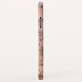 灰色のピンクの大理石 Case-Mate iPhoneケース (裏面/右)