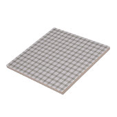 灰色のファッションのタータンチェック タイル (側面)