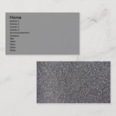 灰色のフォームラバーの名刺 名刺 (正面/裏面)
