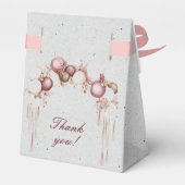 灰色のブルゴーニュと白の風船とランタン フェイバーボックス (裏面サイド)