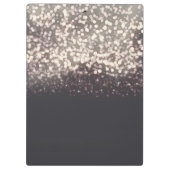 灰色のブロンズのライト金ゴールドメイクアップ目まぶしモダン クリップボード (裏面)