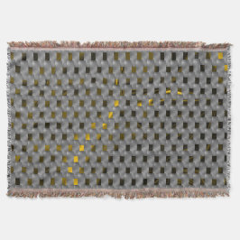 灰色のプレート、長方形以下の黄金の画像 スローブランケット