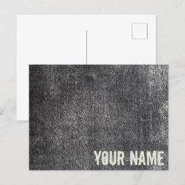 灰色のベロアの無煙炭のカーペットヴィンテージ敷物 シーズンポストカード