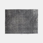 灰色のベロアの無煙炭のカーペットヴィンテージ敷物 フリースブランケット (正面(横))