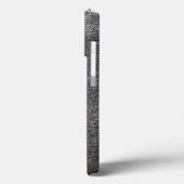 灰色のベロアの無煙炭のカーペットヴィンテージ敷物 Case-Mate iPhoneケース (裏面 / 左)