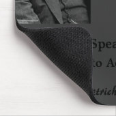 灰色のマウスのパッドBonhoeffer SilenceintheFaceofEvil マウスパッド (コーナー)